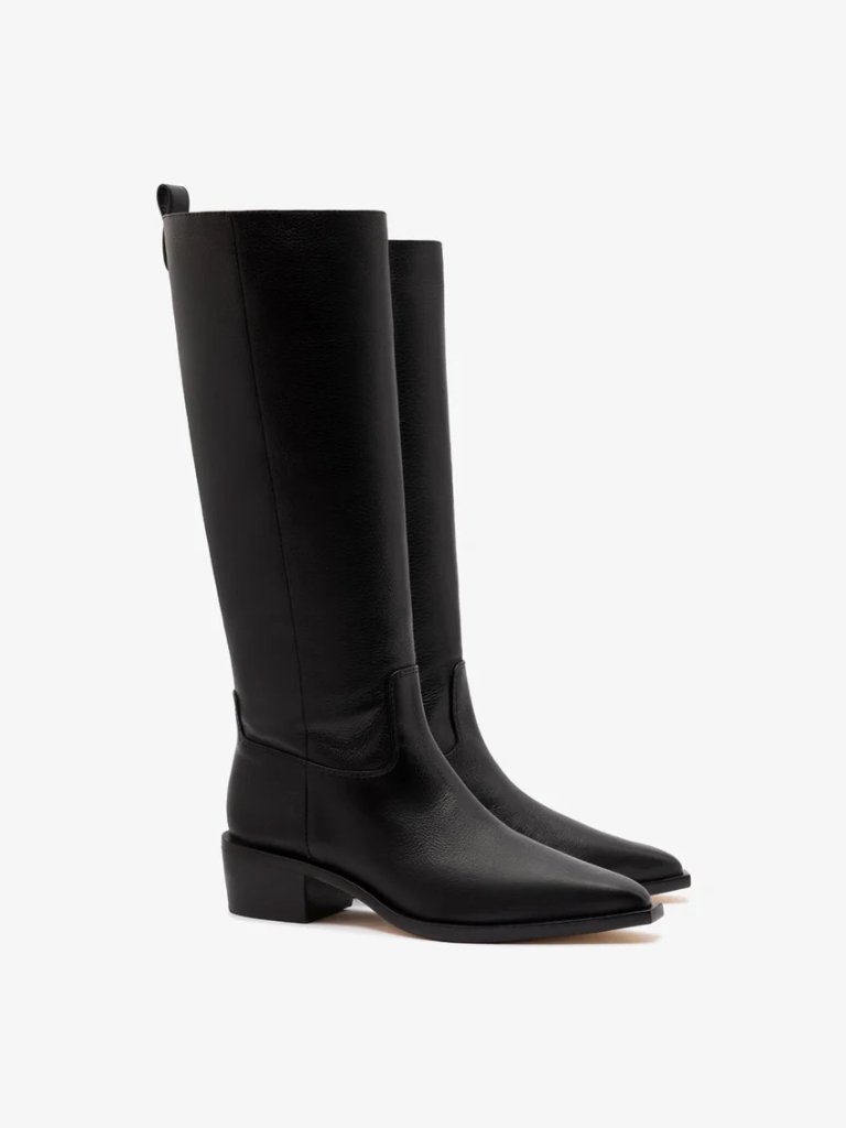 Larroude Unworn Black Florencia Boot